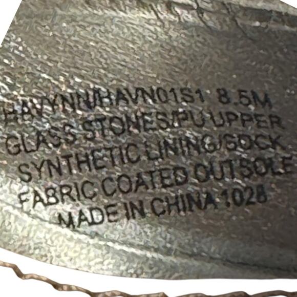 Steve Madden Silver HAVYNN Silver point toe Heels Size 8.5 - Picture 9 of 14